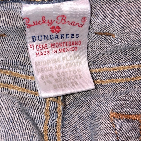 LUCKY Brand size 29 waist dungarees jeans - Picture 4 of 5